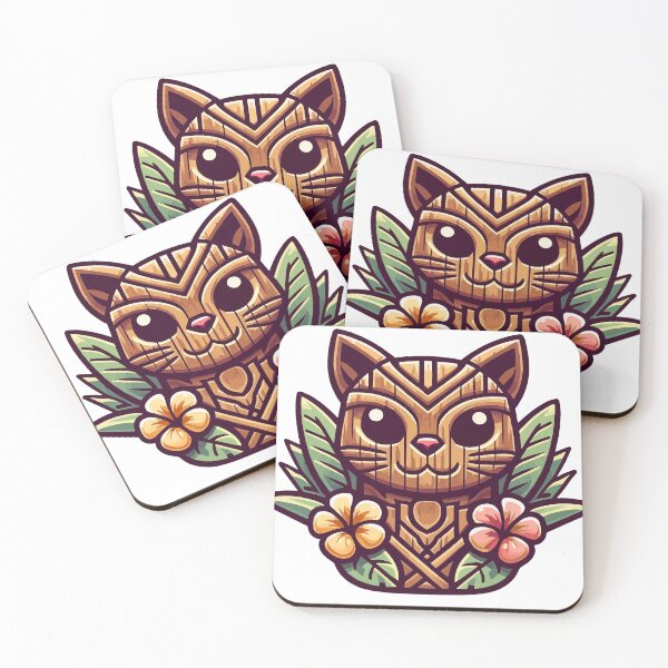 Item preview, Tiki Kitty designed and sold by Kona Cat Creationz.