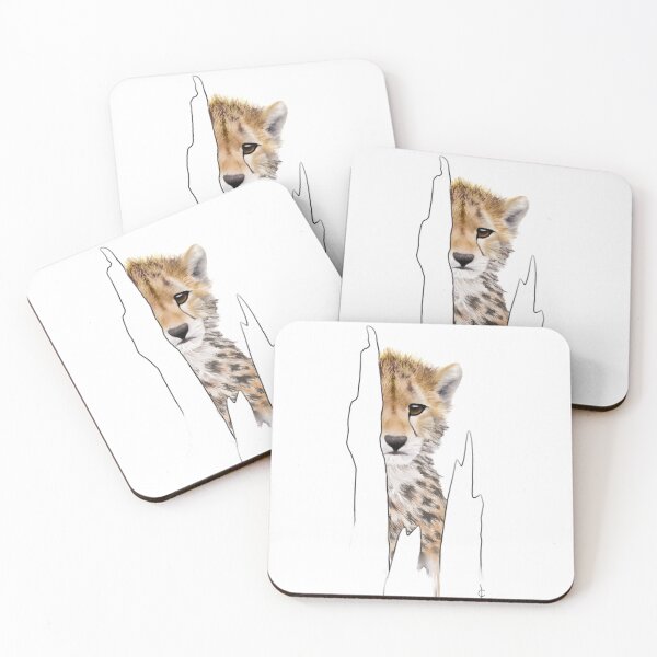Item preview, cheetah cub digital drawing for charity designed and sold by JayTCee.