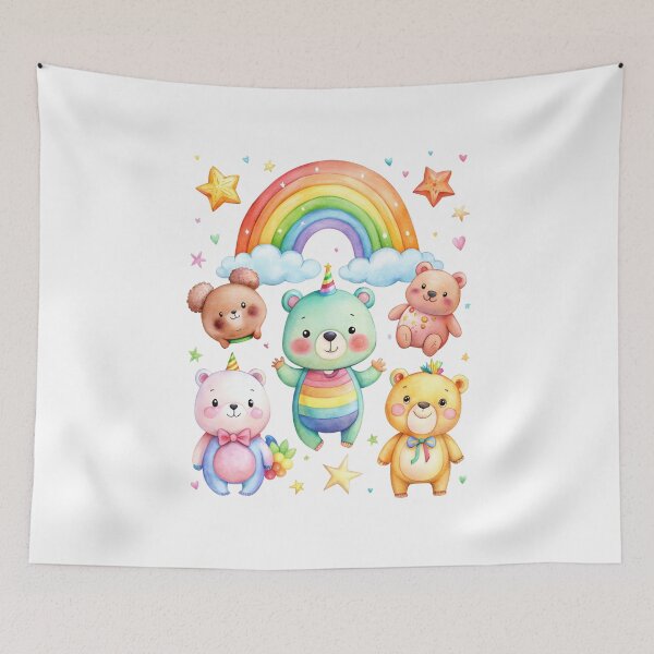 Item preview,  bear rainbow designed and sold by sabily.