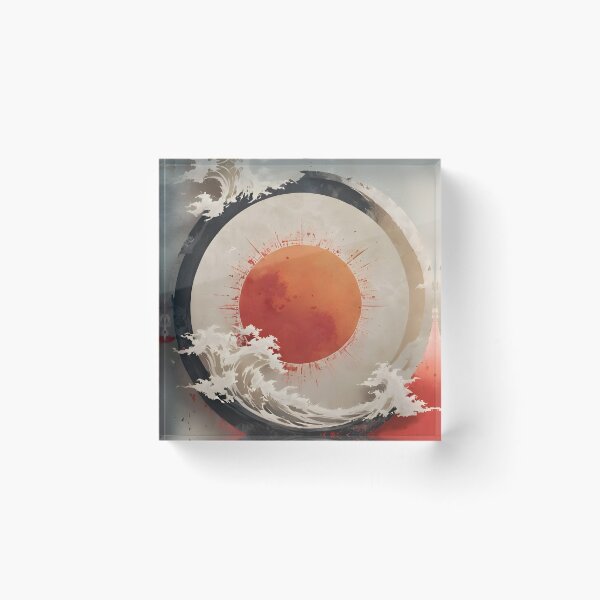 Item preview, Japanese abstract gong print designed and sold by Emile-Sabord.