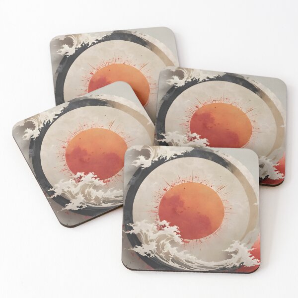 Item preview, Japanese abstract gong print designed and sold by Emile-Sabord.