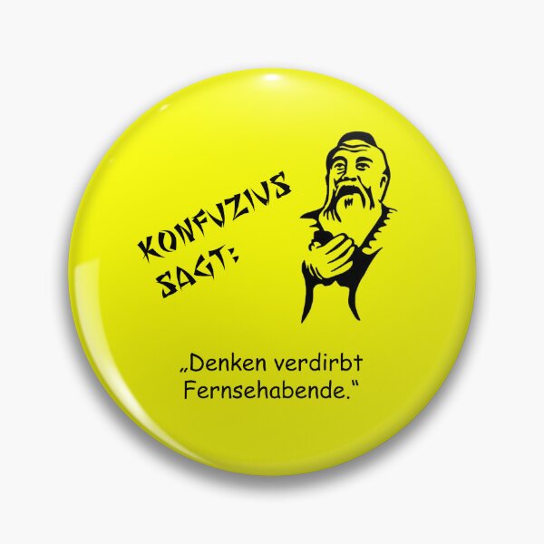 Item preview, Confucius says: Thinking spoils TV evenings designed and sold by ARTmanhART.