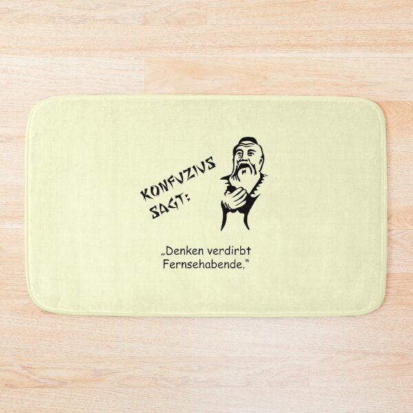 Item preview, Confucius says: Thinking spoils TV evenings designed and sold by ARTmanhART.