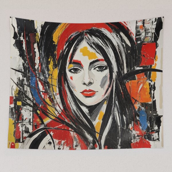 Item preview, Abstract , Woman , modern , Graffiti , beautiful , Painting , Poster , anime posters , anime stickers Poster designed and sold by fineartstyles4u.