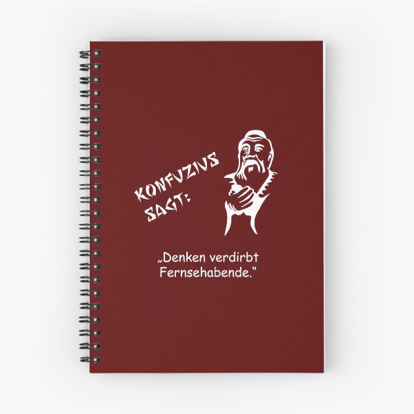 Item preview, Confucius says: Thinking spoils TV evenings ... designed and sold by ARTmanhART.