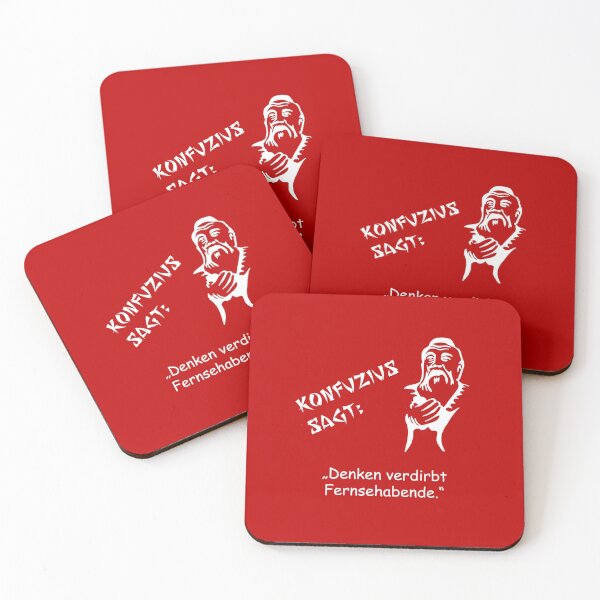 Item preview, Confucius says: Thinking spoils TV evenings ... designed and sold by ARTmanhART.