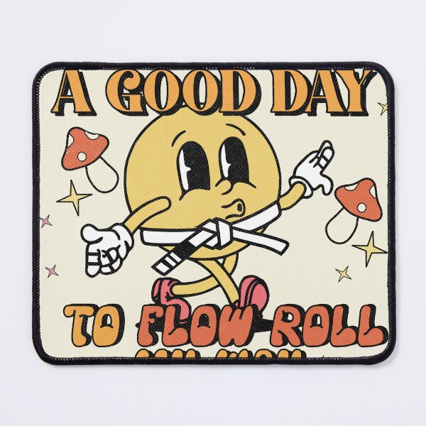 Item preview, Brazilian Jiu-Jitsu BJJ Martial Arts Funny Retro Groovy Flower Flow Roll designed and sold by Stefan Slater.
