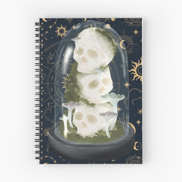 Item preview, Skull Display with Toadstools and Moss designed and sold by WildWoodlandWitch.