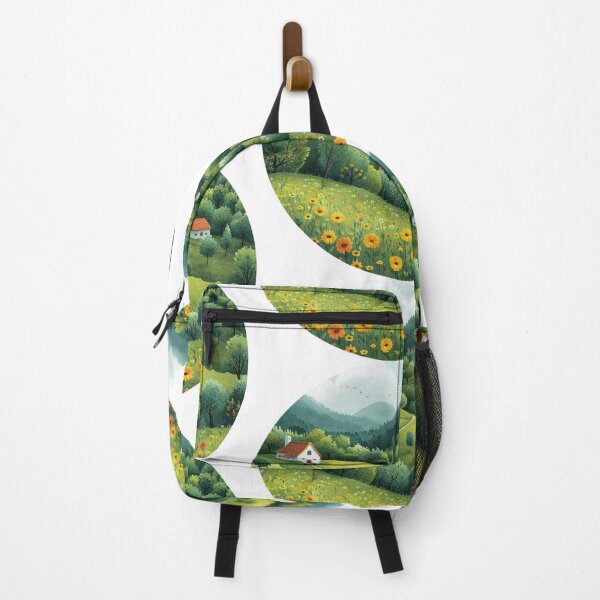 Item preview, Peaceful Countryside Landscape Painting designed and sold by amortka.
