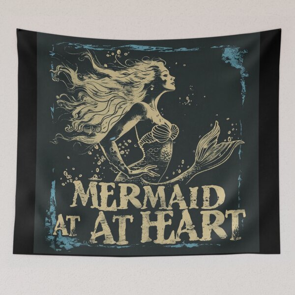 Item preview, Mermaid at heart  designed and sold by Wildflow Creations.