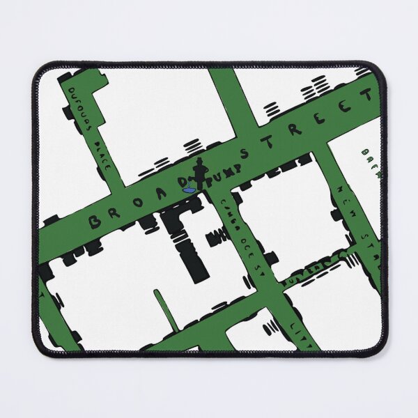 Item preview, John Snow Cholera Map - Green designed and sold by epiellie.