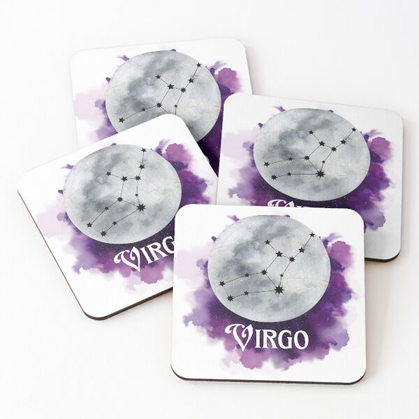Item preview, Virgo Star Sign Astrology Full Moon designed and sold by WildWoodlandWitch.