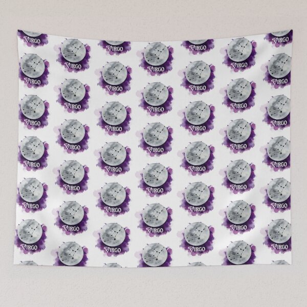 Item preview, Virgo Star Sign Astrology Full Moon designed and sold by WildWoodlandWitch.