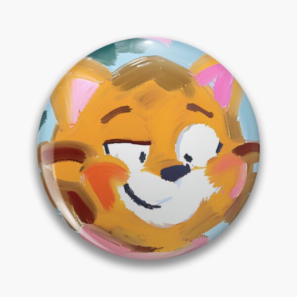 Item preview, Sweet orange cat eats cake designed and sold by Purpleflex.