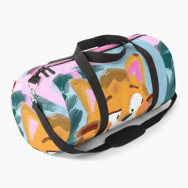 Item preview, Sweet orange cat eats cake designed and sold by Purpleflex.