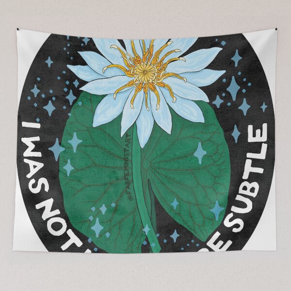 Item preview, I was not made to be subtle. designed and sold by fabfeminist.