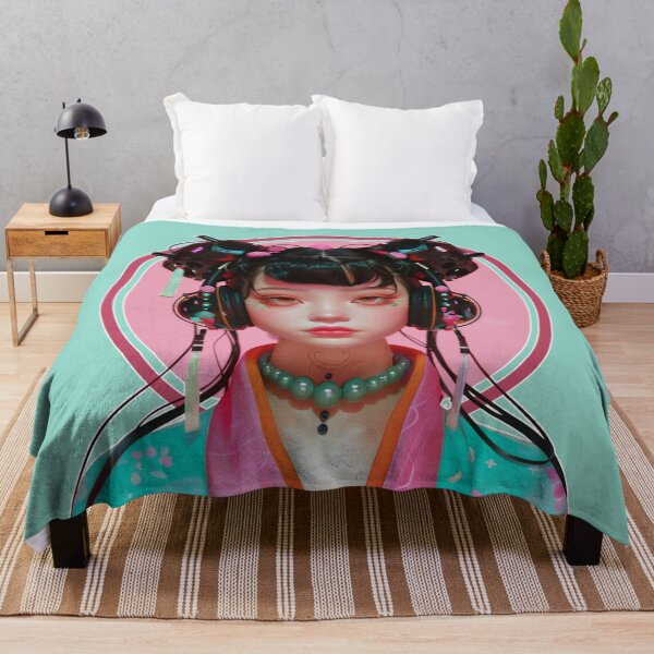 Item preview, Stylish Asian Girl with Space Buns designed and sold by KERaney.