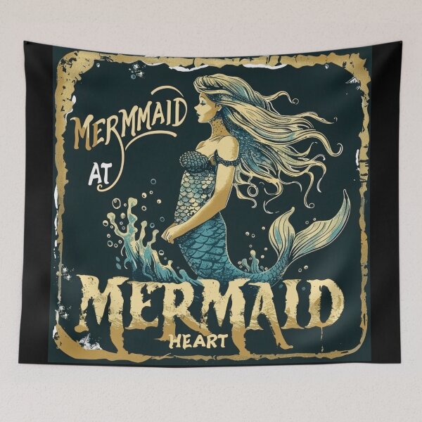 Item preview, Mermaid heart - Mermaid at heart  designed and sold by Wildflow Creations.