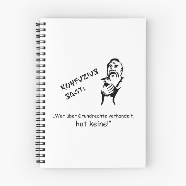 Item preview, Confucius says: Whoever negotiates about fundamental rights designed and sold by ARTmanhART.