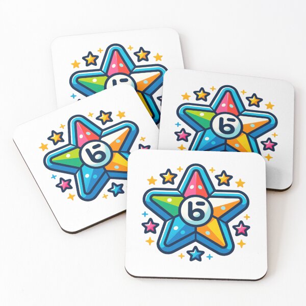 Item preview, Lucky Games Stars: Minimalism for Maximum Fun designed and sold by 0penvimark.