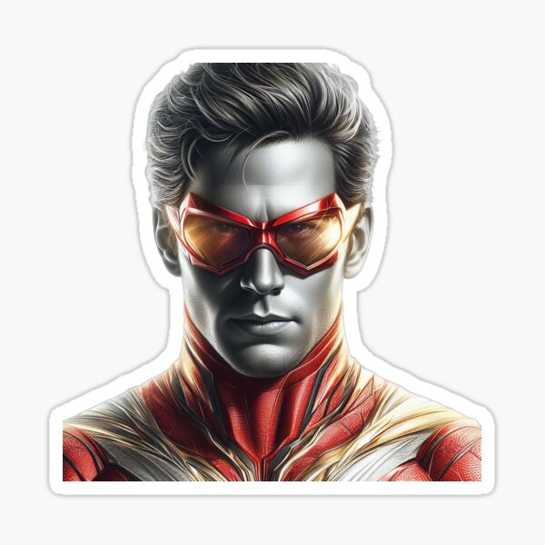 Item preview, superhero with glasses designed and sold by redmoon64.