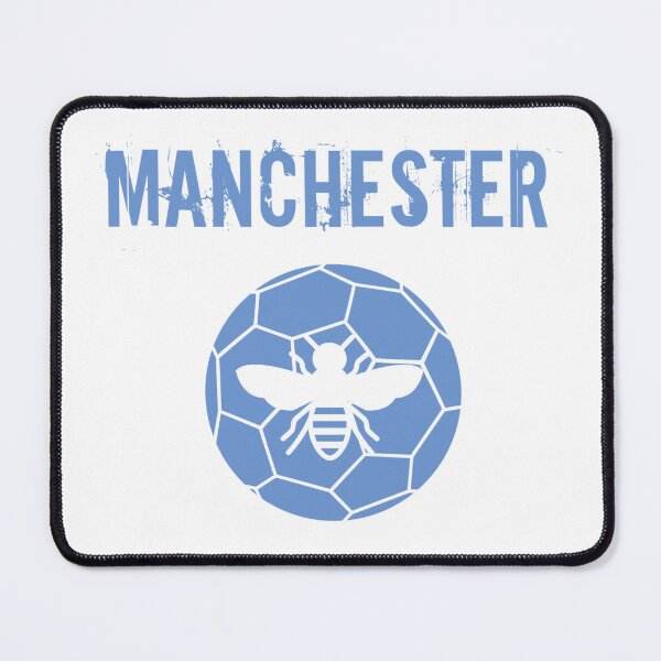 Item preview, Manchester is blue designed and sold by Boldandvivid.