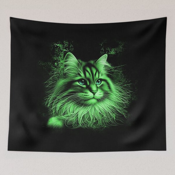 Item preview, CAT, blue-eyed, sweet, honey, Weman, mystical wisdom and intuition designed and sold by CrisMor-Art.