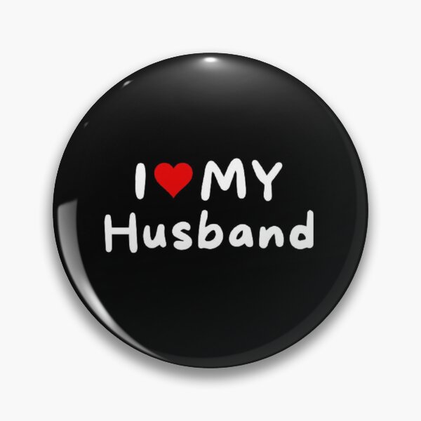 Item preview, I love my husband - I heart my husband designed and sold by Perryfranken.