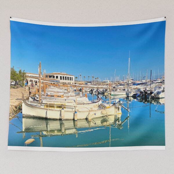 Item preview, Traditional Llaut Fishing Boats in Pollensa Marina designed and sold by Violaman.