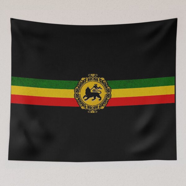 Item preview, Rasta Lion Banner Badge designed and sold by LimitedClassic.