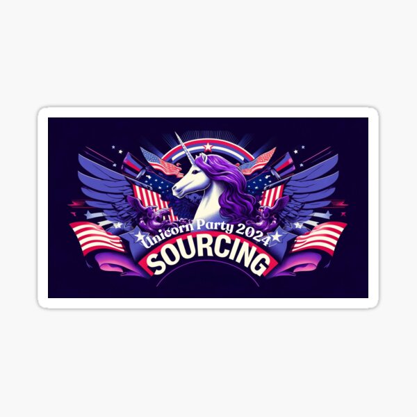 Item preview, Vote Unicorn in 2024 designed and sold by sourcecon.