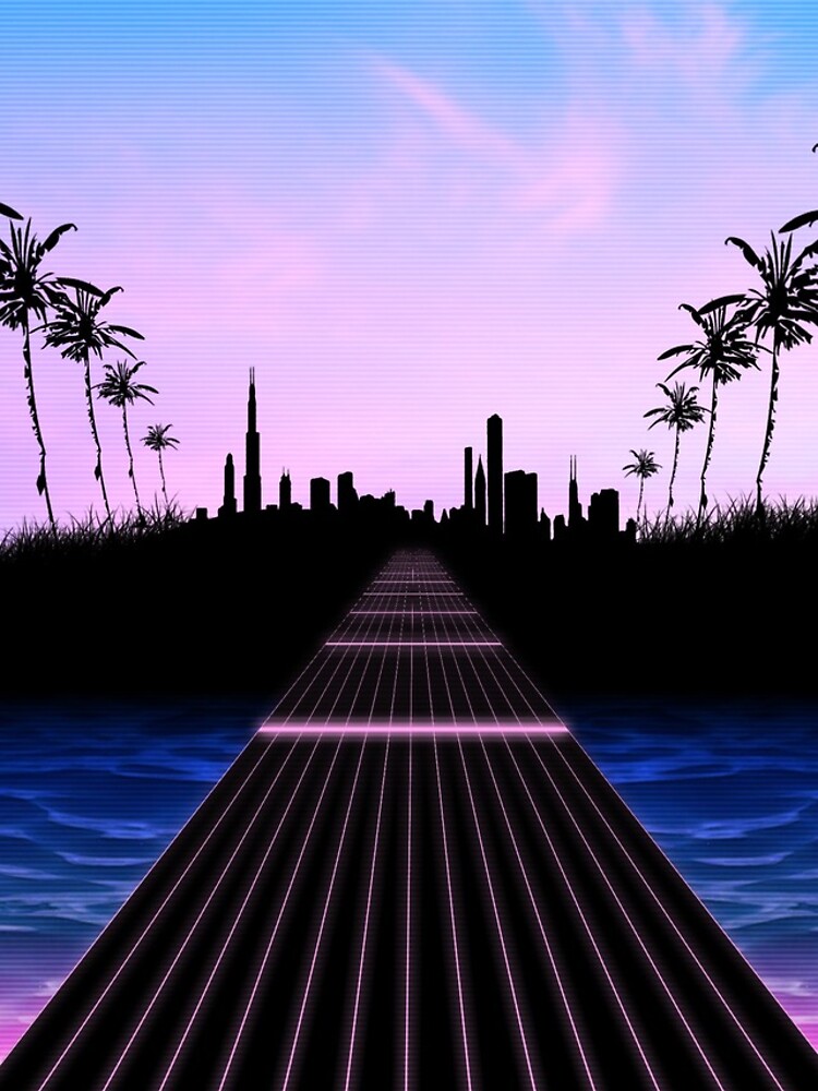 Thumbnail 5 of 5, iPhone Case, Miami Overdrive (No Text) designed and sold by Rtmbloo.