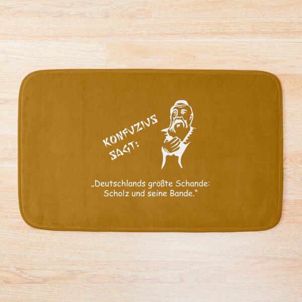 Item preview, Confucius says: Germany's greatest shame... designed and sold by ARTmanhART.