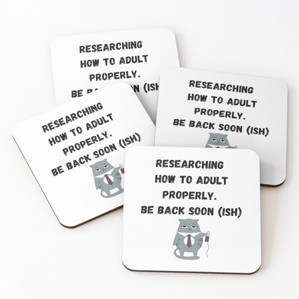 Item preview, researching how to adult properly designed and sold by FitEnvy.