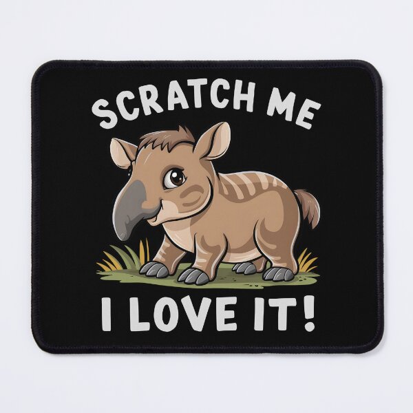 Item preview, Scratch Me I Love It! Mountain Tapir designed and sold by KLArtzStore.