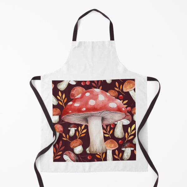 Item preview, Fly Agaric Amanita Muscaria toadstool Berries and Leaves designed and sold by WildWoodlandWitch.