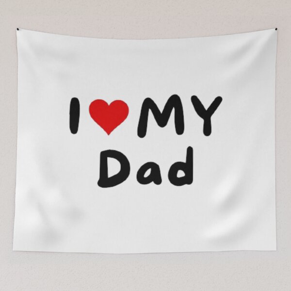 Item preview, I love my daddy - I heart my daddy designed and sold by Perryfranken.