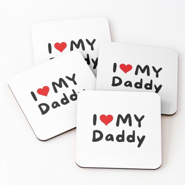 Item preview, I love my daddy - I heart daddy designed and sold by Perryfranken.