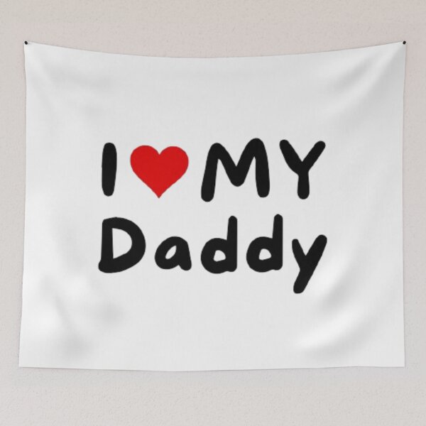 Item preview, I love my daddy - I heart daddy designed and sold by Perryfranken.