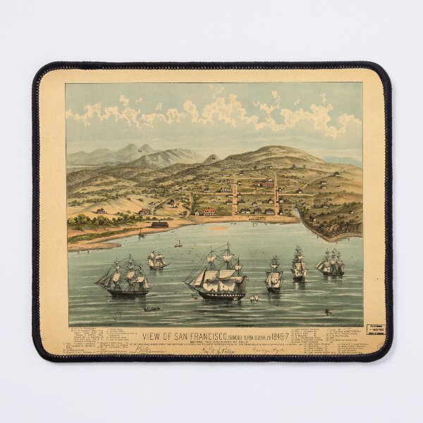 Item preview, San Francisco, California (1846-7) designed and sold by allhistory.