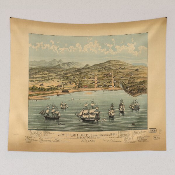 Item preview, San Francisco, California (1846-7) designed and sold by allhistory.