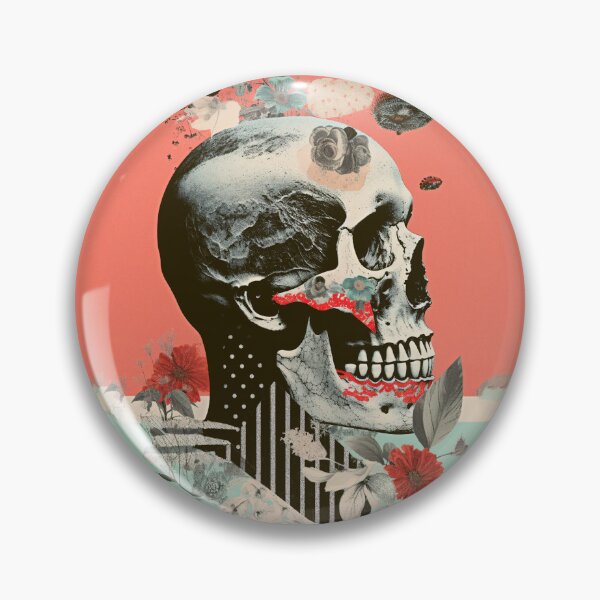 Item preview, Collage Skull Retro  designed and sold by Stillness store.