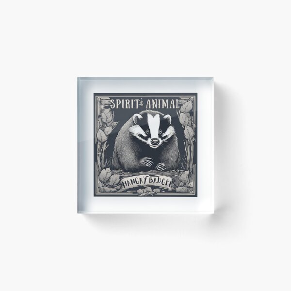 Item preview, Hangry Badger designed and sold by FitEnvy.