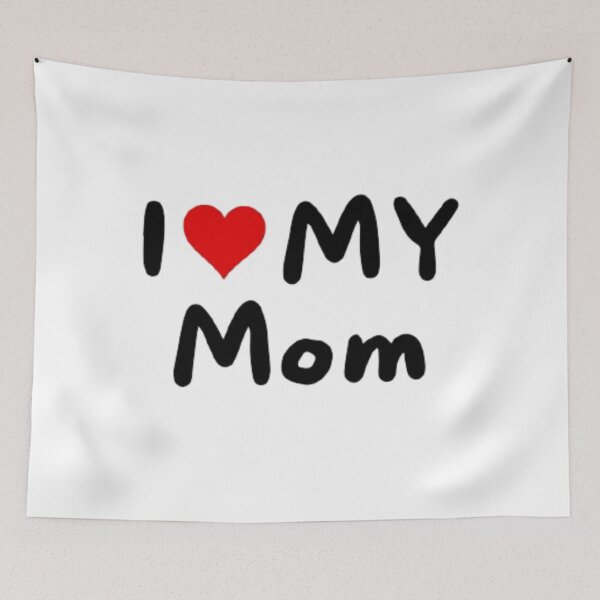 Item preview, I love my mom - I heart my mom designed and sold by Perryfranken.