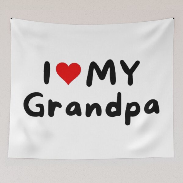 Item preview, I love my grandpa - I heart my grandpa designed and sold by Perryfranken.