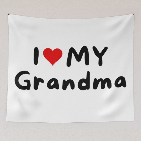 Item preview, I love my grandma - I heart my grandma designed and sold by Perryfranken.