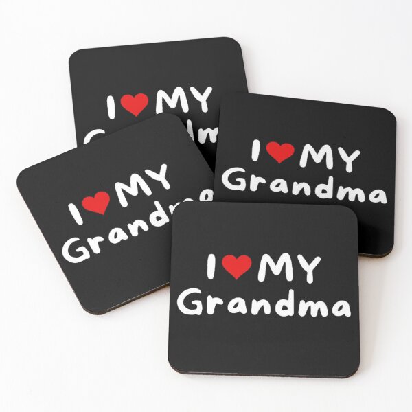 Item preview, I love my grandma - I heart my grandma designed and sold by Perryfranken.
