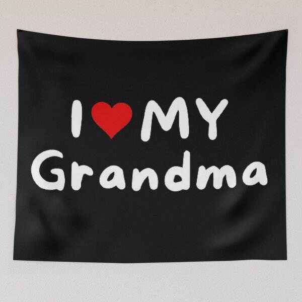 Item preview, I love my grandma - I heart my grandma designed and sold by Perryfranken.