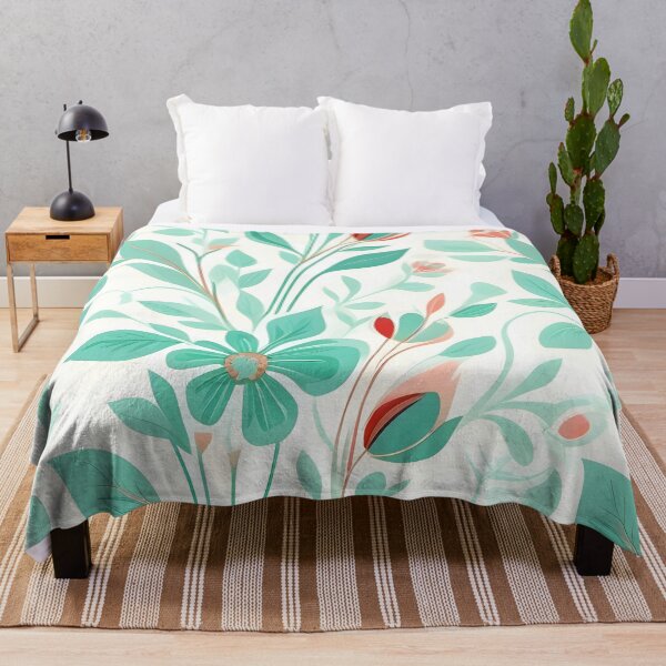 Item preview, Emerald & Mint Botanical Pattern designed and sold by MrKATORSKI.