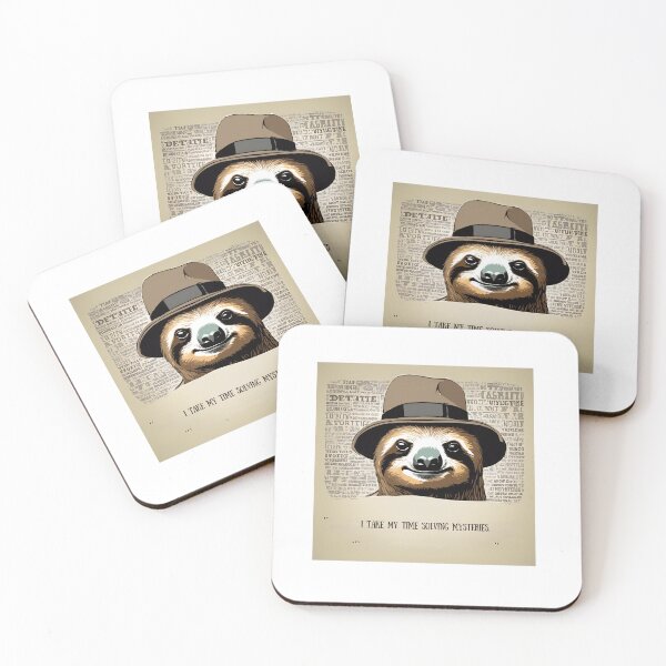 Item preview, Sloth Detective designed and sold by FitEnvy.